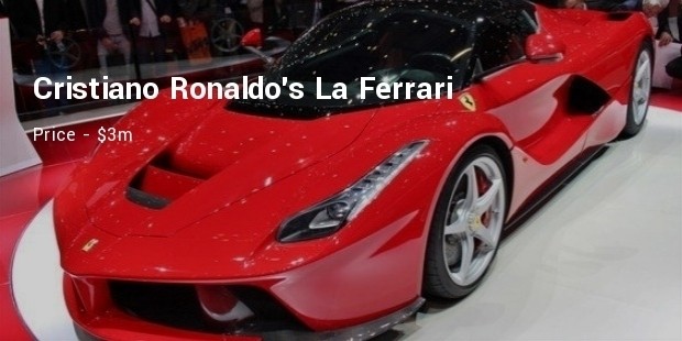 cristiano ronaldos la ferrari