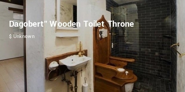 dagobert wooden toilet throne