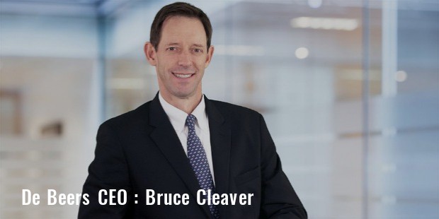 de beers ceo bruce cleaver