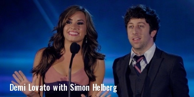 demi lovato, simon helberg