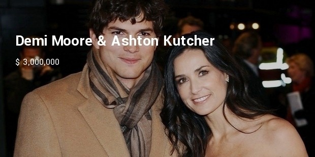 demi moore   ashton kutcher wedding photos