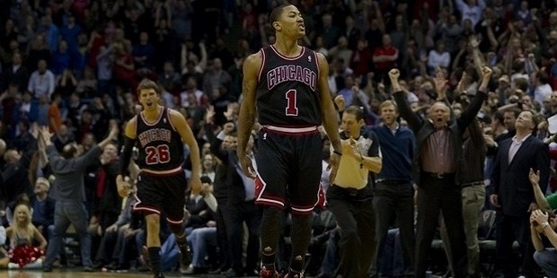 derrick rose celebratiosn