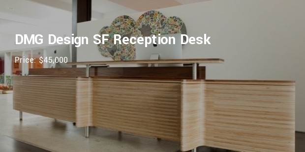 dmg design sf reception desk   $45,000