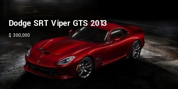 dodge srt viper gts 2013