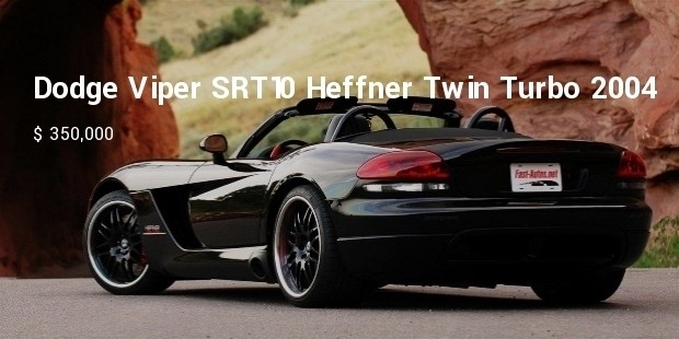 dodge viper srt10 heffner twin turbo 2004