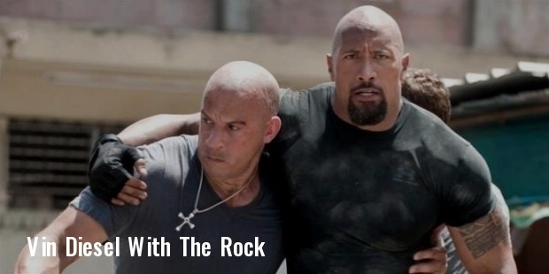 dwayne the rock johnson and vin diesel