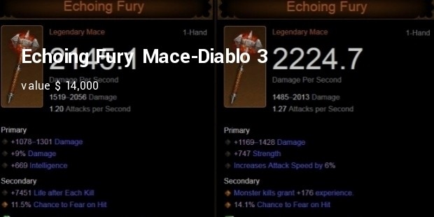 echoing fury mace diablo 3