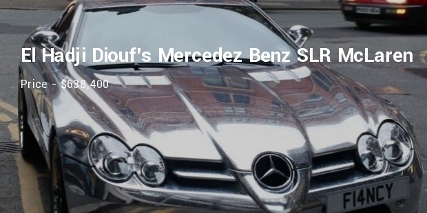 el hadji dioufs mercedez benz slr mclaren 