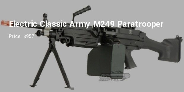 electric classic army m249 paratroope