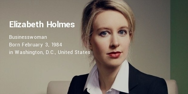 elizabeth holmes