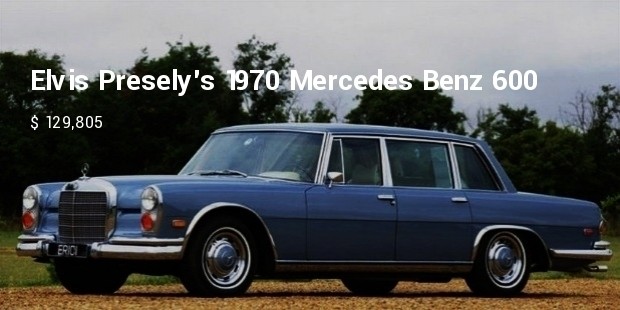 elvis preselys 1970 mercedes benz 600 saloon limousine