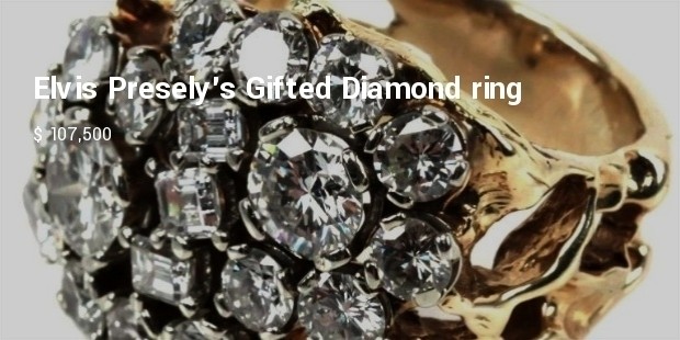 elvis preselys gifted diamond ring