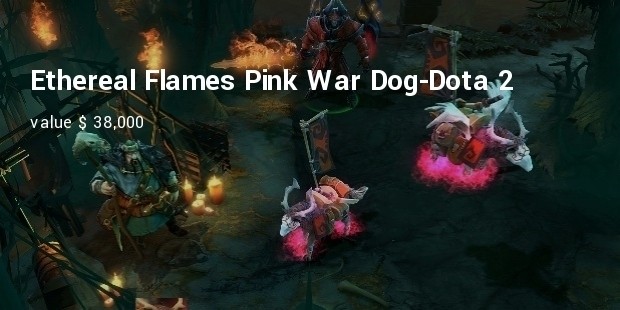 ethereal flames pink war dog dota 2