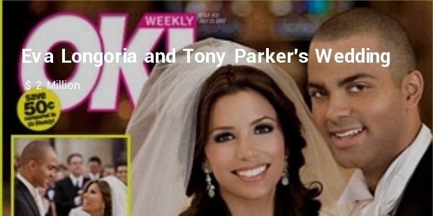 eva longoria and tony parkers wedding