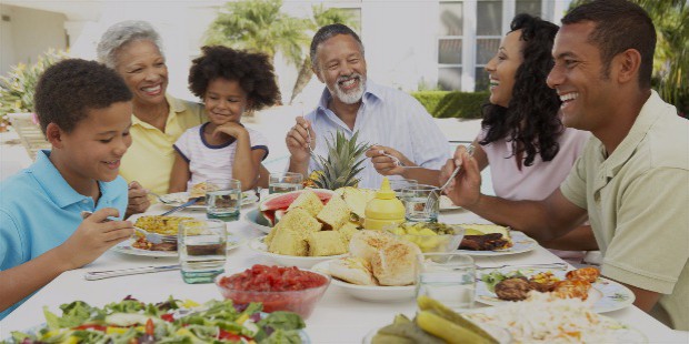 family meal time