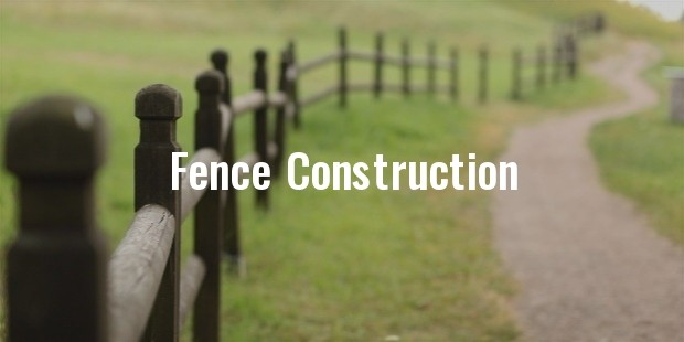 fence construction