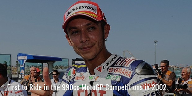  first drivers to ride in the 990cc MotoGP competitions