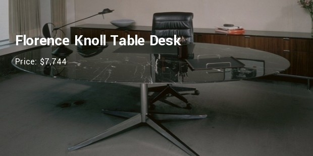 florence knoll table desk  price $7,744