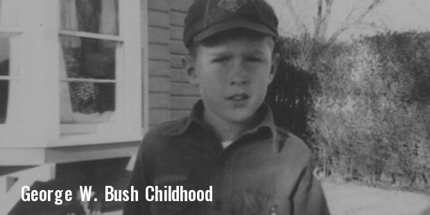 george w bush childhood