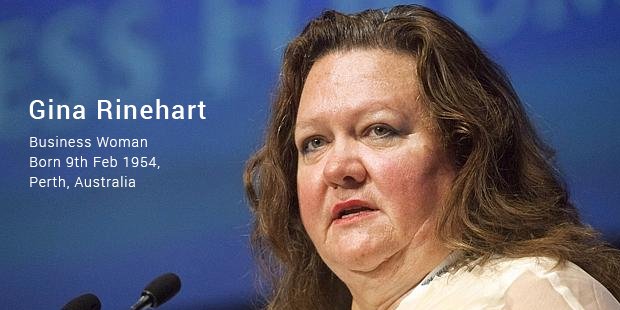 gina rinehart