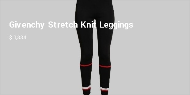 givenchy stretch knit leggings