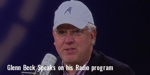 glenn beck speaks on his radio program