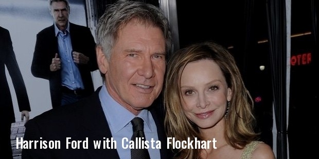 harrison ford l and fiancee calista flockhart