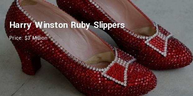 ruby slippers from the house of harry winston