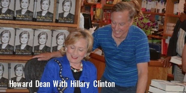 hillary clinton and howard dean