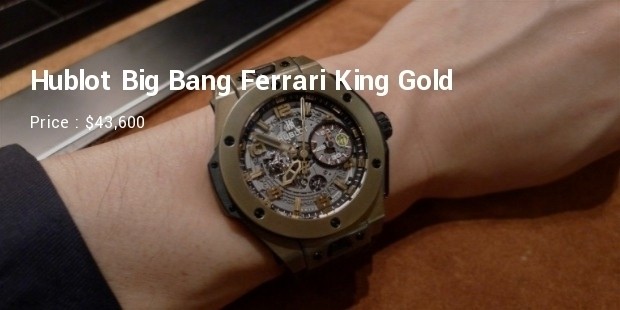 Hublot Big Bang Ferrari King Gold