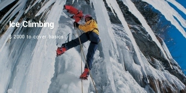 ice climbing