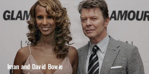 iman and david bowie at the 2006 glamour women of the year awards