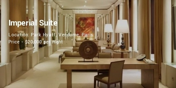 imperial suite , park hyatt, vendome