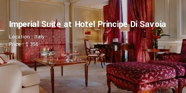 imperial suite at hotel principe di savoia italy