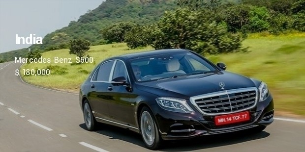 india mercedes benz s600