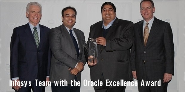 infosys oracle excellence award