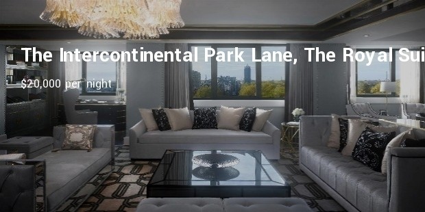 intercontinental park lane, the royal suite