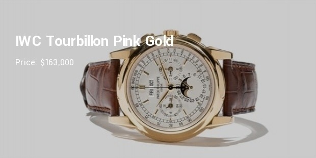 iwc toubillon  pink gold edition 