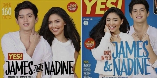 jadine james reid nadine lustre yes magazine cover february 2016 issue otwol on the wings of love clark leah