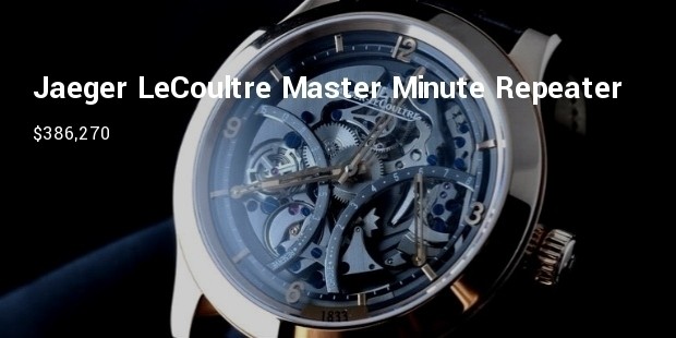 jaeger lecoultre master minute repeater 1833