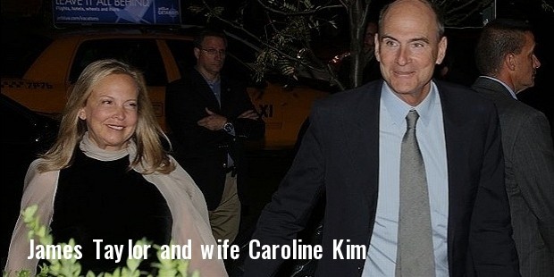 james taylor and wife caroline  kim