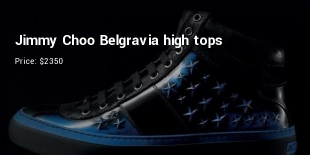 jimmy choo belgravia high tops and star studded $2350