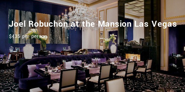 joel robuchon at the mansion  las vegas