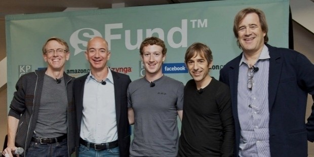 john doerr, jeff bezos, mark zuckerberg, mark pincus and bing gordon