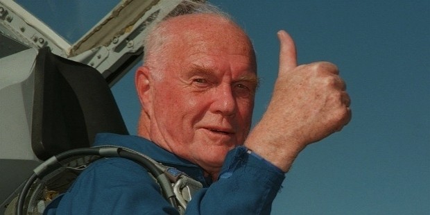 john glenn war hero