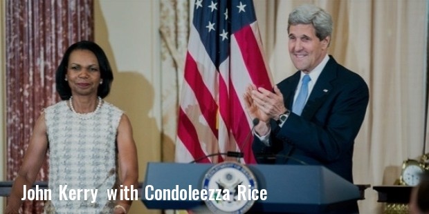 john kerry, condoleezza rice