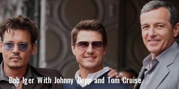 johnny depp, tom cruise, bob iger