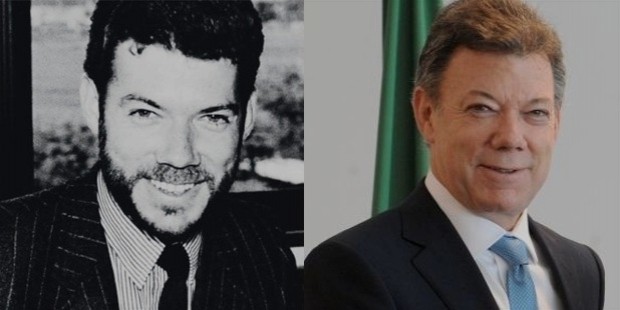 juan manuel santos young