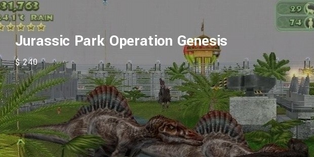 jurassic park operation genesis