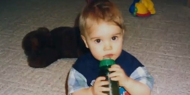 Justin Bieber during his childhood